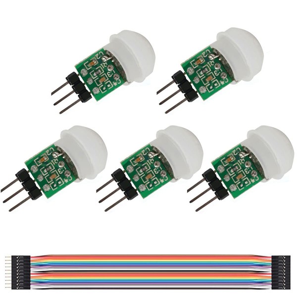 Youmile 5pcs IR Human Sensor AM312 Mini Detector Module HC-SR312