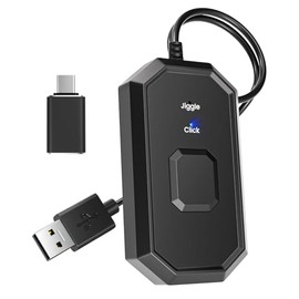 Wotbcg Mouse Jiggler Undetectable,2 in 1 Mouse Mover and Mouse Clicker with Type-C Adapter for Computer, Plug & Play, Simulate Mouse Movement to Prevent The Computer from Entering Sleep Mode