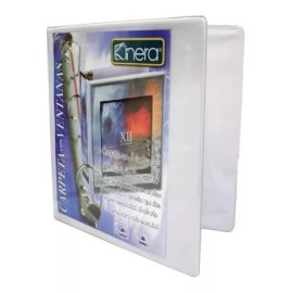 Kinera Carpeta Tamaño Carta Panoramica Kinera 3 Aros 2 Pulgadas Color Blanco