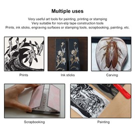 Rubber Brayer Roller,Soft Paint Brush Ink Applicator Print,Ink and Stamping Tools for Printmaking DIY Art Craft Oil Painting Tool(20cm)