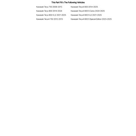 Tusk Off-Road Tusk LED Light Bar Brackets 40"" Straight for Kawasaki Teryx4 800 S LE 2021-2024