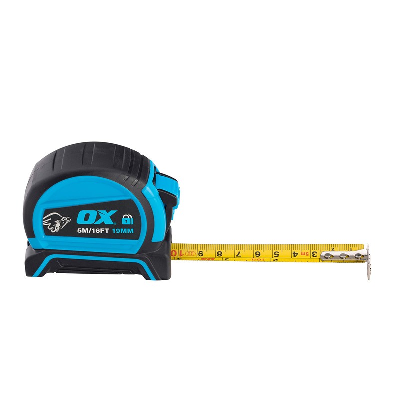 OX Tools Dual Car Lock Tape Measure - 5 m