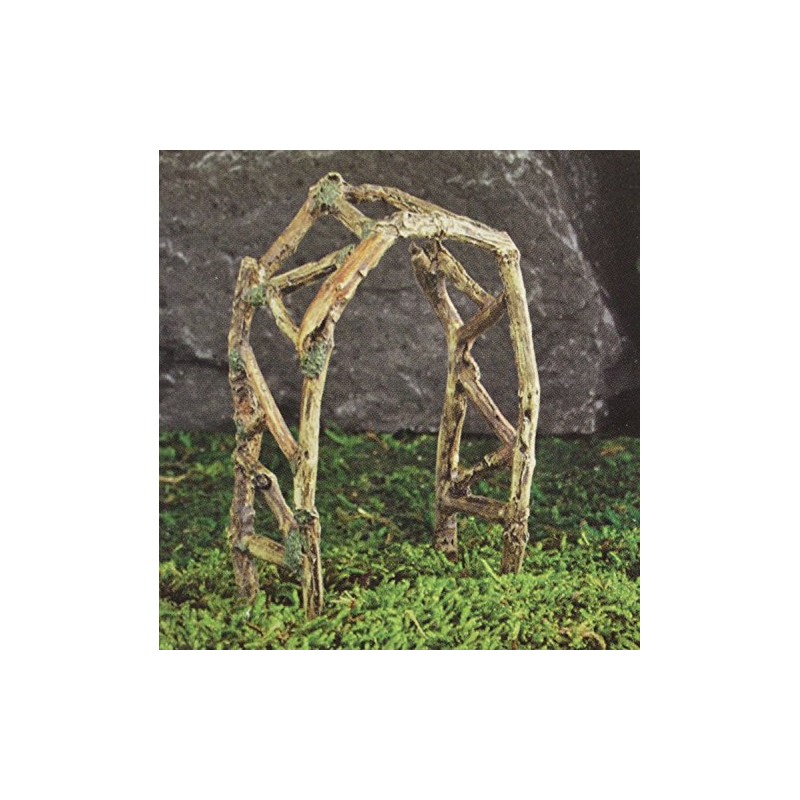 Georgetown Home and Garden Fiddlehead Fairy Garden Brown Wood Twig