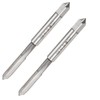 TOP-VIGOR 2Pcs M6x1.0mm Metric Machine Tap 3 Straight Flutes Thread