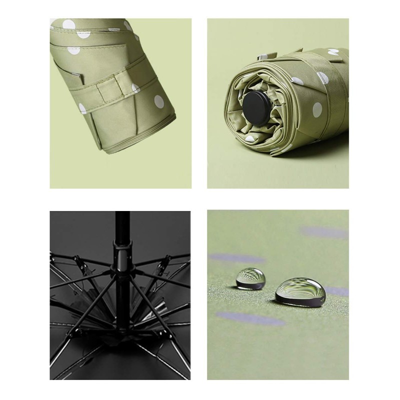 Folding Parasol, Lightweight, Compact, For Both Sunny and Rainy Weather,