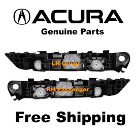 Acura Bumper Mount Brackets Retainer Front Right + Left Acura RDX 19-21 OEM SET