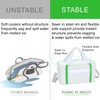 Picnic at Ascot 8025-BLB 42 Can Hybrid Semi-Rigid Folding Cooler,