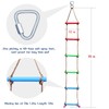 Rainbow Craft 6.6FT Climbing Rope Ninja Ladder for Kids -