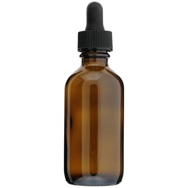 AURA VARIETY 2 OZ 60 ML Boston Round Amber Empty REFILLABLE Glass Bottle with Glass Eye Dropper (Perfume Fragrance Cologne Essential Oil Atomizer) (24)