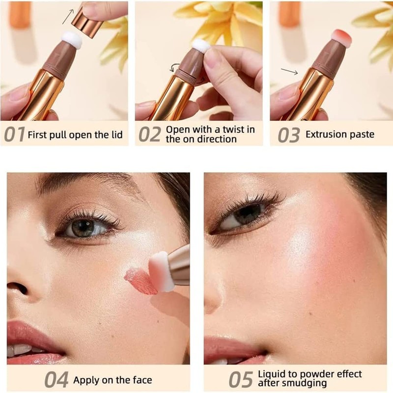 Liquid Contour Beauty Wall, Face Highlighter and Bronze Stick Attached