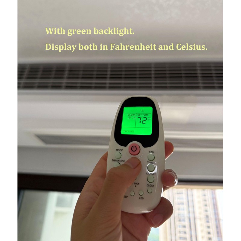 Replacement Remote Control for Arctic King Midea Comfort-aire Window Air