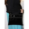 LONI Super Cross-Body Shoulder Bag Flat in Patent