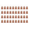 ACCEPTIN 40pcs 220819 Nozzles Tips Fit 65/85/105A Plasma Consumables Cutting