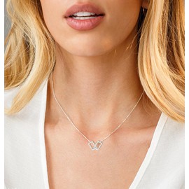 Your Always Charm Mother Daughter Necklace Mothers Day/Birthday Gifts for Mom Matching Rhinestone Circle Necklace Jewelry Mothers Day Gifts for Mom