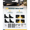 Trumgeta 4PCS Upgraded Adjustable Truck Mud Flaps Fit for Jeep