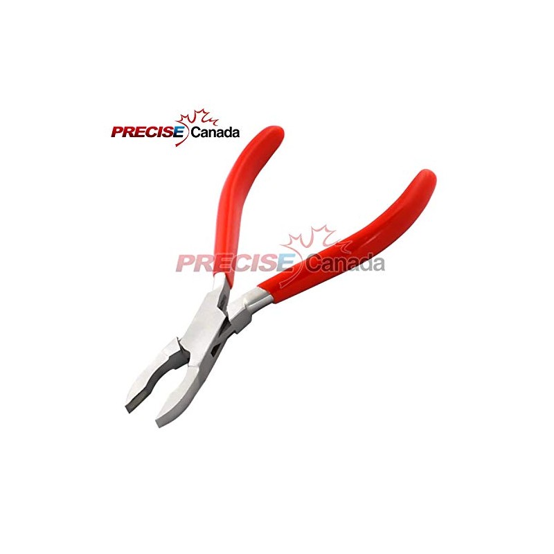 PRECISE CANADA 5" Ring Closing Pliers Red Dip Handle