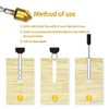 6Pcs Countersink Drill Bits,90 Degree Chamfering Drill Bit 1/4" Hex