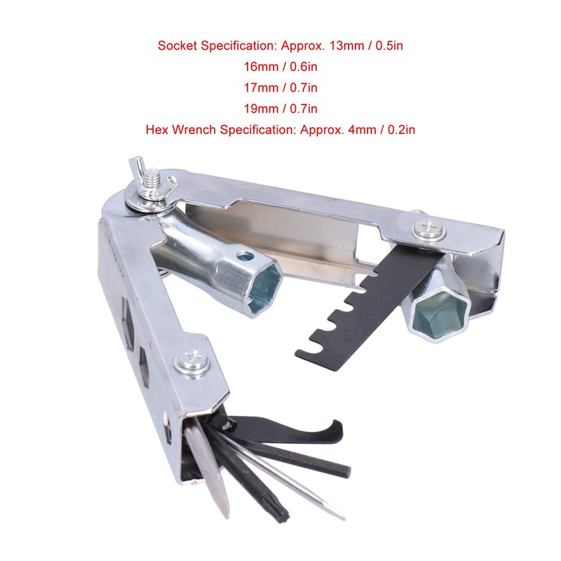 Chainsaw Multi‑Tool Combination Kit Hand Operated Tools 705‑580 Foldaway Pocket