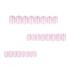 24 Pcs Pink Press on Nails Short Square Nail Tips,YEFIUO