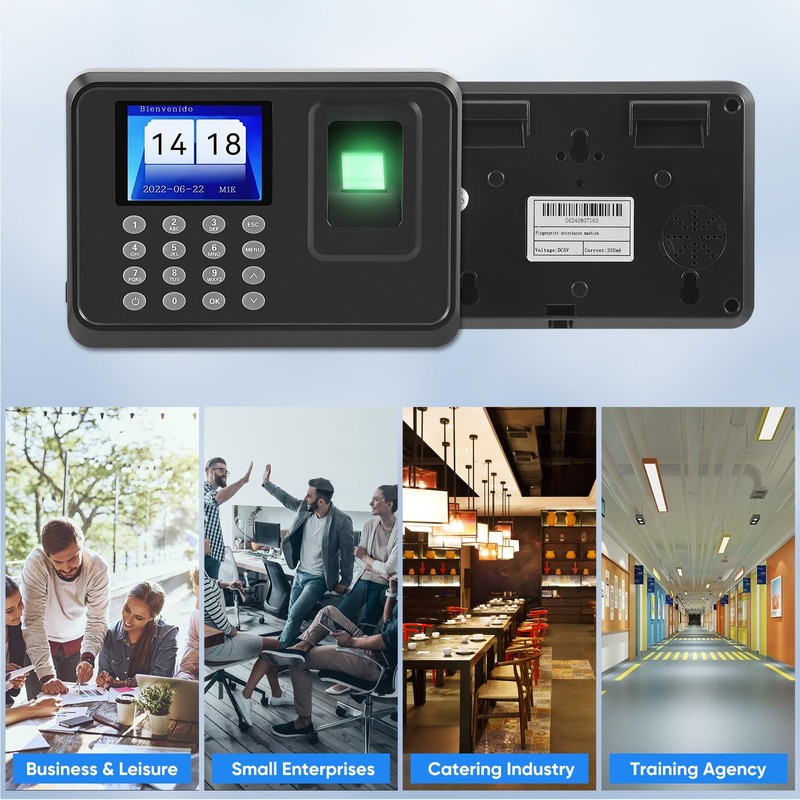 Time recording for small businesses, no network required, working time