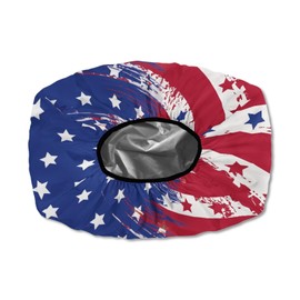 JOAIFO American Flag Winch Cover 12000 LB UV Protection Off-Road Winch Cover Water Resistant Winch Accessories for Trucks SUV Outdoor