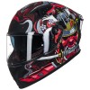 ILM Armor Red Full Face Motorcycle Helmets Mirrored&Clear Visors 2