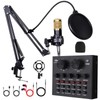 ALSO GO Podcast Equipment Bundle, BM-800 Podcast Microphone with Voice