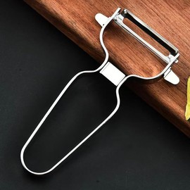 Hongmeru Potato Peeler Vegetable Peeler, Premium Stainless Steel Peeler, Y-Shaped Multifunctional Peelers, Speed Apple Fruit Peeler, Lightwight Good Grip & Durable Kitchen Peeler, Silver