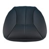 Priprilod Black Leather Driver Side Bottom Replacement Seat Cover Compatible