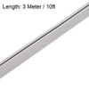 sourcing map Edge Trim U Seal Grey Rubber Plastic U