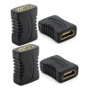 Cople Conector Hdmi A Hdmi Hembra Adaptador 1080p 4pzs