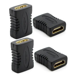 Cople Conector Hdmi A Hdmi Hembra Adaptador 1080p 4pzs