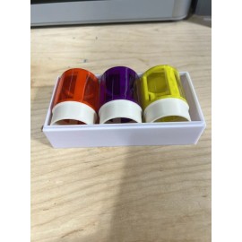 Flashpoint Godox AD200, eVolv 200, WistroAD200 Flash Tube Gels - Orange, Purple And Yellow