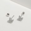 Meissa Sterling Silver Maple Leaf Stud Earrings for Women Girls