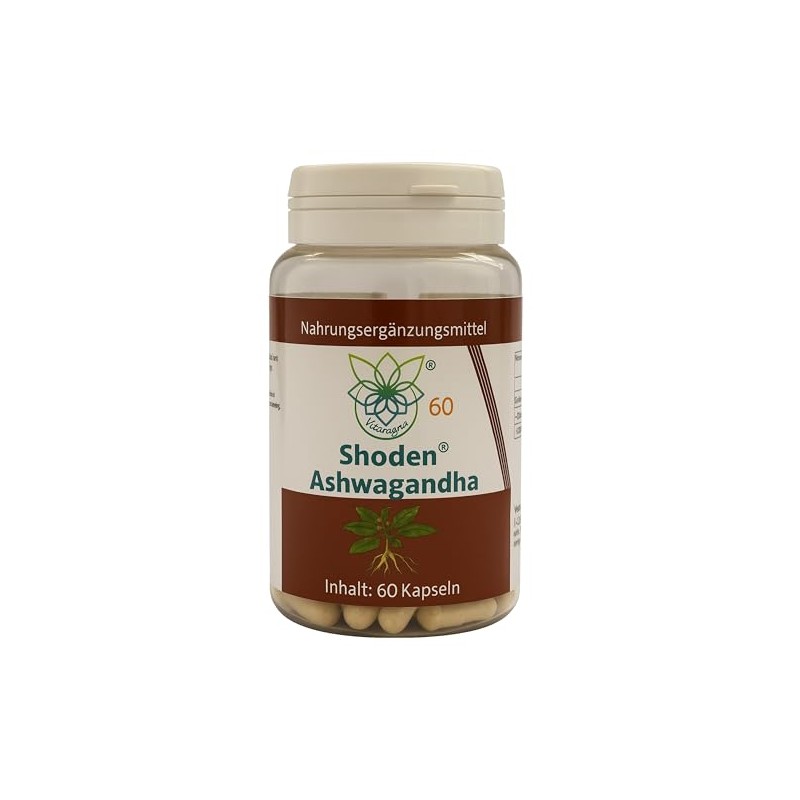 Vitaragna Shoden® Ashwagandha with Withanolides - 60 Vegan Capsules, Highly