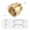 PATIKIL Shower Head Extension Arm, Copper G1/2 Male to Female