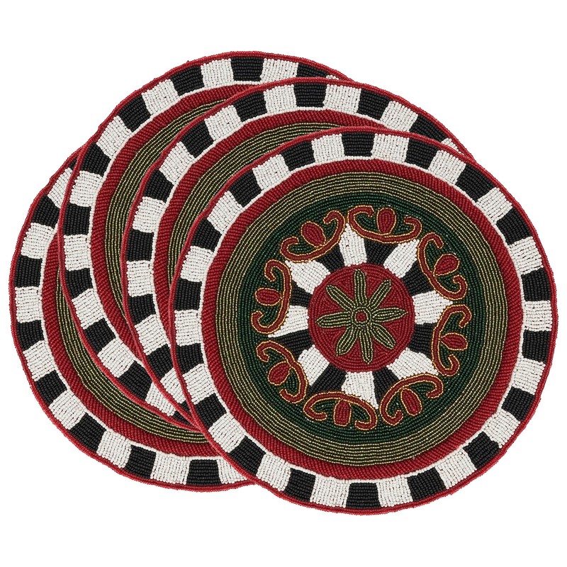 Sparkling Grace Beaded Placemat (Set of 4)