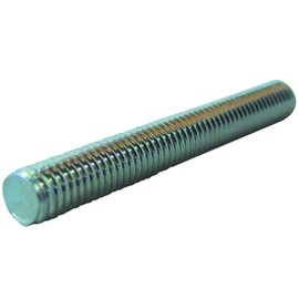 DAIDOHANT 10177038 Unichrome Threaded Bolts, Nominal Diameter (D) 0.375 inches (W3/8) x Length (L) 2.8 inches (70 mm) [Iron], Pack of 1 [Parallel Import]