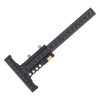 Woodworking Scriber Measuring Tool T Square Ruler Carpentry Multifunctional Aluminum