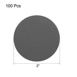 uxcell 2-Inch Hook and Loop Sanding Disc Wet/Dry Silicon Carbide 1200 Grit 100 Pcs