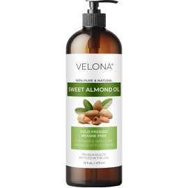 velona Aceite de Almendras Dulces - 16 Oz | Aceite Transportador Puro y Natural | Refinado, Prensado En Frío | Hidratante para Piel, Cabello, Cuerpo y Cara | Úselo Hoy - Enjoy Results...