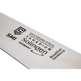 SMI - 5 inch Boning Knife Butcher Knife for Meat Cutting Curved. Made in solingen Germany