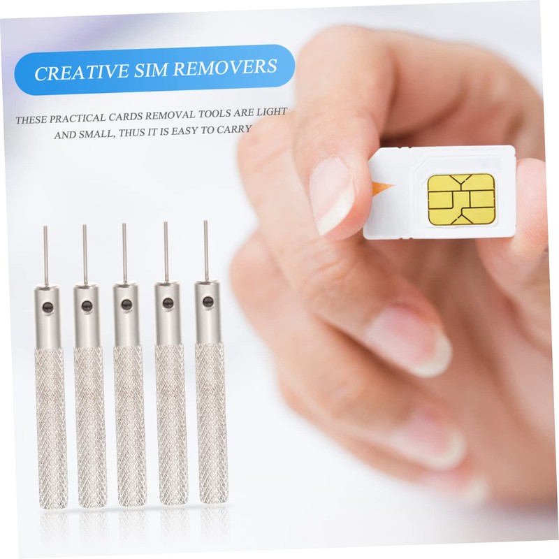 Operitacx 10 Stück SIM Karten Tray Entferner Nadeln Handys SIM