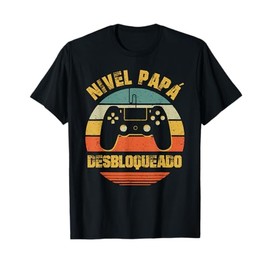Nivel Papa Desbloqueado Retro Jugador T-Shirt
