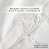 Plain Duvet Cover With Pillow Case Non Iron Percale Quilt