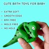 12PCS Dinosaur Bath Toys Mold Free Baby Bath Toys for