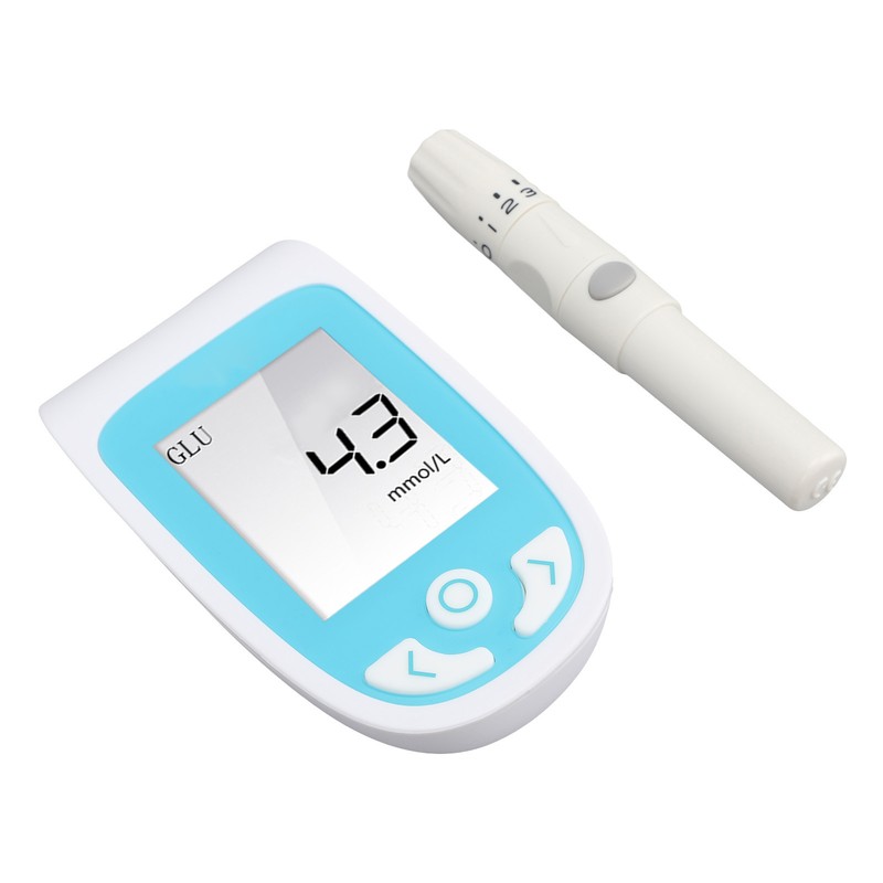 3 in 1 Blood Glucose Monitor Automatic Suction Accurate 0.8ul