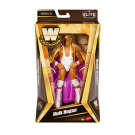 Mattel WWE Hulk Hogan Elite Legend Collection Articulated Figure, Interchangeable Hands & Accessories, Truefx Technology, 25 Joints, Collectable, Children's Toy, Ages 3 Years, HVF55