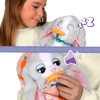 BABY PAWS Bunny, Interactive Plush Rabbit with Loud that Opens