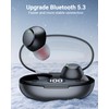 PocBuds Wireless Earbuds with LED Power Display – Bluetooth 5.3,